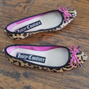 JUICY COTURE CALF HAIR FLATS
